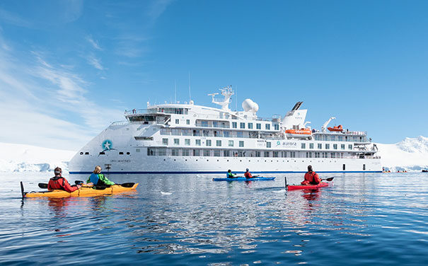 Aurora Expeditions in the Antarctica